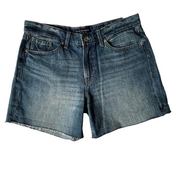 Lucky Brand Los Angeles Boyfriend Denim Shorts Relaxed Summer Style‎ Size 6/28 - Picture 5 of 5
